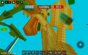 Grow A Garden Conta Com 1 Sunflower + Beanstalk Gold - Roblox