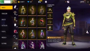Conta free fire lvl 74 - Antiga Gemada Vinc. com face