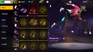 Conta free fire lvl 74 - Antiga Gemada Vinc. com face