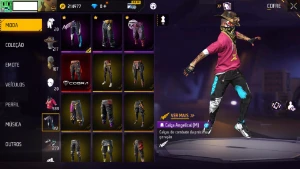Conta free fire lvl 74 - Antiga Gemada Vinc. com face