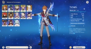 AR11 Childe(Tartaglia) + Arma assinatura - Genshin Impact