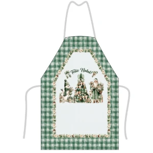 Avental de Cozinha 80x60cm - Animais e Enfeites de Natal - Artesanato e Personalizados