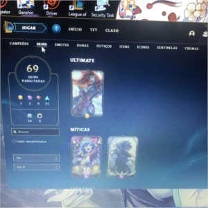 conta lol ex d4 e conta valorant - League of Legends