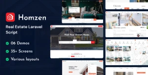 Homzen – Portal Imobiliário Multilíngua com Laravel