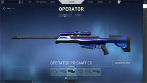 conta valorant com várias skins e vários passes