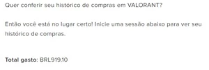 conta valorant com várias skins e vários passes