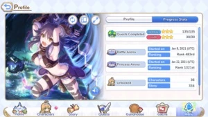 Conta Lategame de Priconne/Princess Connect: Re:Dive - Outros