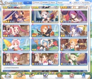 Conta Lategame de Priconne/Princess Connect: Re:Dive - Outros