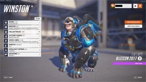 OW2 WIDOWMAKER NOIRE/WINSTON BLIZZCON 310+ skins - Blizzard