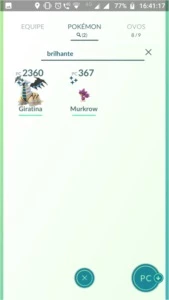 Conta lvl 20 com 7 lendários - Pokémon