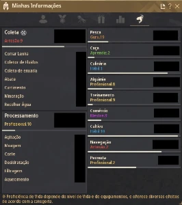 Conta Bdo 734Gs - Telescopio - Guro 19 Pesca- 19 Clasees 61+ - Black Desert