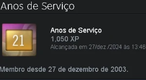 Conta Steam 21 Anos CS2 Prime (medalhas) Pubg mais 66 jogos