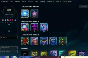 Conta Lol Lvl 38 Unranked De 2018 - Upada Na Mão Livre D Ban - League of Legends