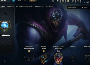 Conta Lol Lvl 38 Unranked De 2018 - Upada Na Mão Livre D Ban - League of Legends
