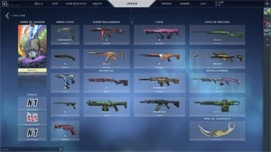 Conta Valorant com várias skins, platina 3