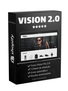 Tema Vision 2.0 Shopify Atualizado + Chave de Ativação - Sites, Lojas e Sistemas Prontos Sites e Scripts