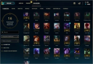 Conta level 30 com 29 champ - League of Legends LOL