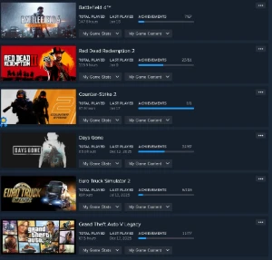 Conta Steam Varios Jogos Mais De 2K Gastos