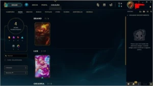CONTA LOL OURO IV - League of Legends