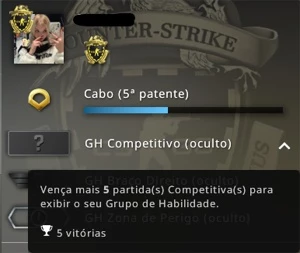 Conta CS:GO c/ prime e medalha lealdade - Counter Strike