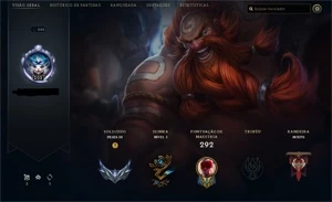 Conta League of legends LOL