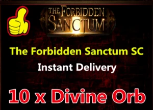 10 Divine Orb - Forbidden Sanctum Sft Core - Path of Exile