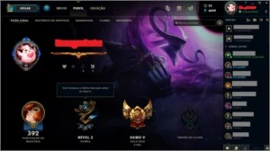 CONTA GOLD V!!! (MMR ALTO) +BRINDE: CS:GO!!! - League of Legends LOL