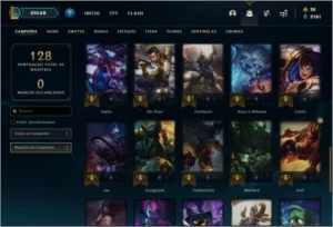 Conta prata 1 com 25 skins e 43 champs - League of Legends LOL
