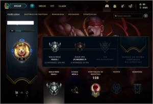 Conta prata 1 com 25 skins e 43 champs - League of Legends LOL