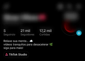 Conta Tiktok Dark | 20K de Seguidores - Redes Sociais