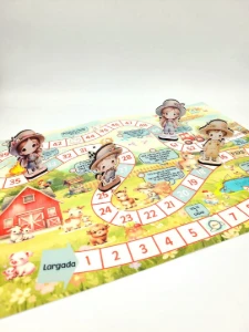 Jogo de Tabuleiro Fazendinha Cute 40 x 28 cm - Artesanato e Personalizados