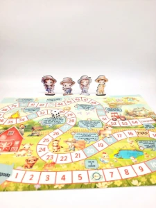 Jogo de Tabuleiro Fazendinha Cute 40 x 28 cm - Artesanato e Personalizados