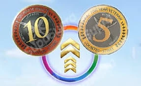 CONTA STEAM 17 ANOS CSGO PRIME e Medalha de 5 e 10 anos - Counter Strike