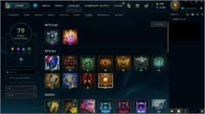 CONTA COM SKIN RARAS COM TODAS AS SKIN VITORIOSAS DESDE S1 - League of Legends LOL