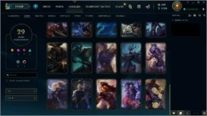 CONTA COM SKIN RARAS COM TODAS AS SKIN VITORIOSAS DESDE S1 - League of Legends LOL