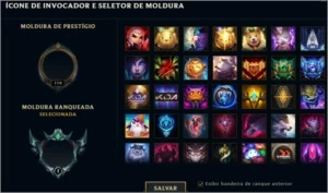 CONTA PLATINA 1, Diamante Season 5,6,7,8 - League of Legends LOL