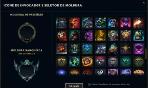 CONTA PLATINA 1, Diamante Season 5,6,7,8 - League of Legends LOL
