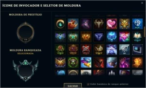 CONTA PLATINA 1, Diamante Season 5,6,7,8 - League of Legends LOL