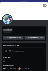 Conta Discord Criada Em 2017 (6 Anos) - Redes Sociais