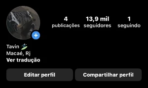 Conta de instagram 13K - Redes Sociais