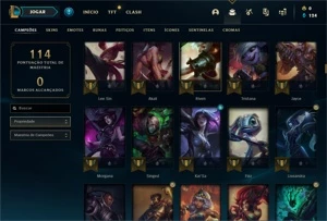 CONTA SMURF PLATINA PROMOÇÃO - League of Legends LOL