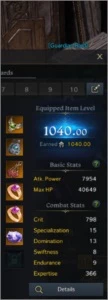 [ BEST OFFER LIMITED ] LOST ARK  LVL 51 - GEAR LVL 1040 - Steam