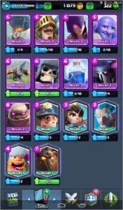 Clash Royale - Nvl 9 - 6 lendárias