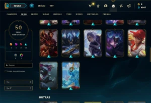 Conta prata 2 com 100 Champs e 50 Skins - League of Legends LOL