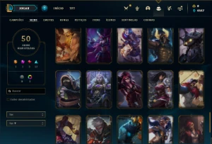 Conta prata 2 com 100 Champs e 50 Skins - League of Legends LOL