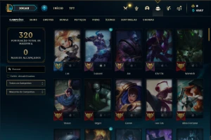 Conta prata 2 com 100 Champs e 50 Skins - League of Legends LOL