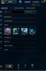 Conta esmeralda com skin ultimate win rate alto - League of Legends LOL
