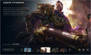 Conta lol Platina 4,com 66 skins (1ultimate e 1 lendaria) - League of Legends