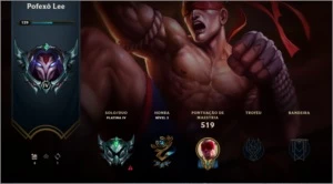 Conta lol Platina 4,com 66 skins (1ultimate e 1 lendaria) - League of Legends