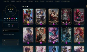 Conta Lol Nível 1039 Com 3 Exaltadas - League of Legends